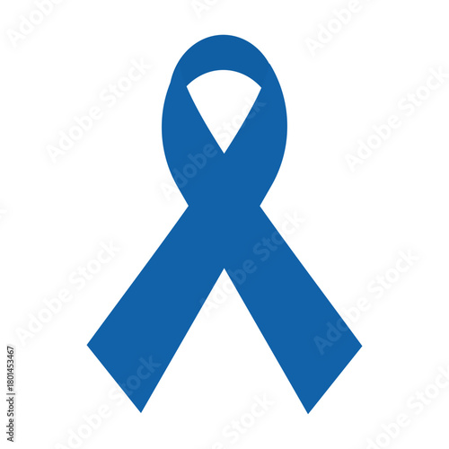  blue ribbon autism awareness designA vibrant blue ribbon, symbolizing awareness and support for various causes. background removed
