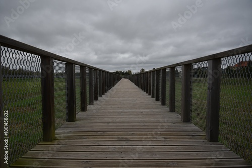 Pedestrian bridges for walking.