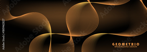 Black and Gold Award Background. Creative Concept Template. Classy Premium Wedding Card. Grand Luxury Decorative Banner. suit for media,