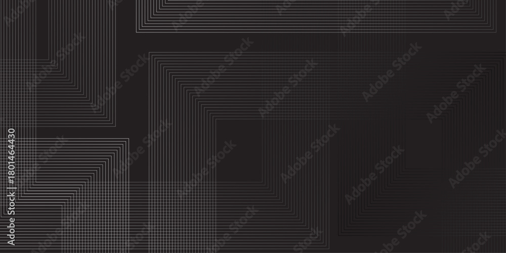 Obraz premium abstract transparent square paper oblique stripe diagonal line. minimal textile gradient wave parallel black chevron stripe line digital vector illustration art pattern.