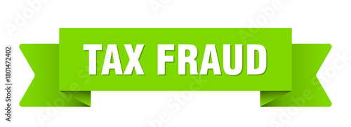 tax fraud ribbon isolated on transparent background. tax fraud ribbon