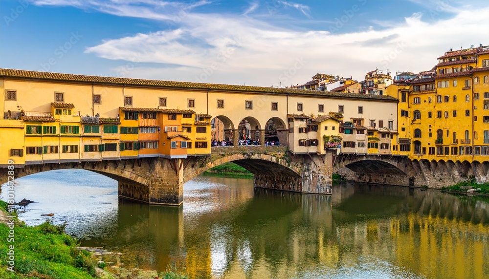 Fototapeta premium ponte vecchio florence italy
