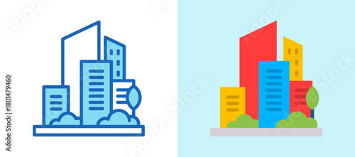 City multistyle icon