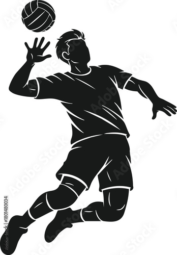 American football and basketball players with a ball in silhouette vector illustration capturing the action of the game