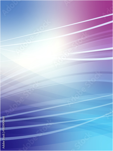 Blue and Purple Wave Abstract Gradient Background