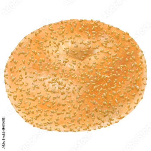 リアルなベーグル1個(ゴマ・胡麻)