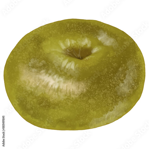 リアルなベーグル1個(抹茶)