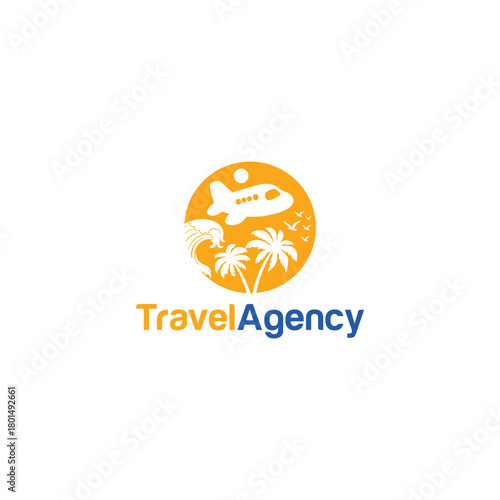 Travel Agency Logo Vector Symbols