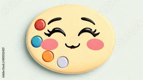 Happy Easter egg isolated sweet candy dessert chocolate decoration vector