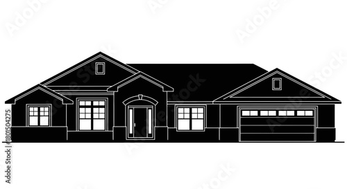 House blueprint architecture plan design building construction home