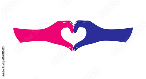 Hands forming a heart shape, symbolizing love and connection.