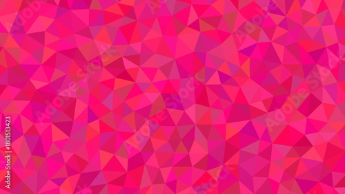 Fototapeta Naklejka Na Ścianę i Meble -  Vibrant pink low poly background with a dynamic and energetic feel, perfect for adding a touch of modern and abstract design to any project