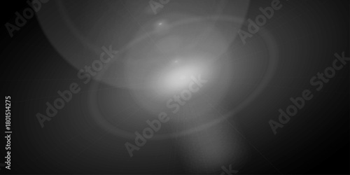 An abstract design features glowing white curves against a black background, Circle shape design abstract Minimal style white neomorphism website banner, Vector business presentation bg. 
