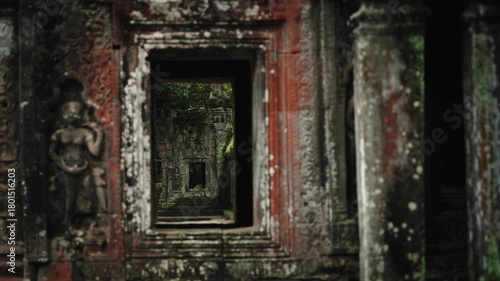 Wallpaper Mural Ruins of the ancient temple of Ta Prohm in the Angkor Wat complex in Cambodia Torontodigital.ca