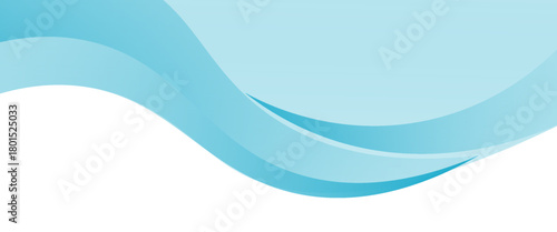 Blue and white business wave banner background. vector