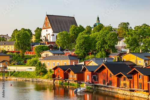 Canvas-taulu the old town of porvoo