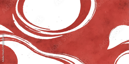 Abstract red and white vector wave pattern design illustration for business banner backdrop