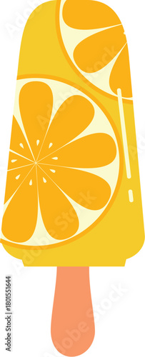 daily snack foods stick ice orange