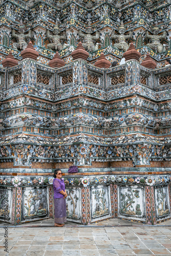 Bangkok, Thailand - 09.14.2025. Tourists taking photos 