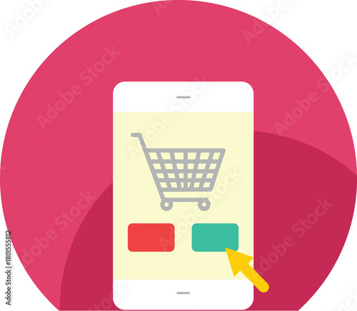 Flat Design E-Commerce Icons