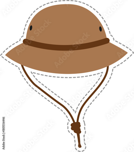 Hat icons of various professions careers