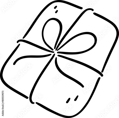 Beautifully wrapped gift box with bow, symbolizing joy and celebration