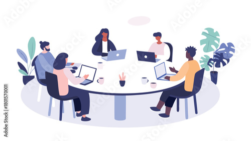 High quality digital illustration of a diver exploring the ocean depths showcasing vibrant marine life and underwater scenery with detailed textures and rich colors