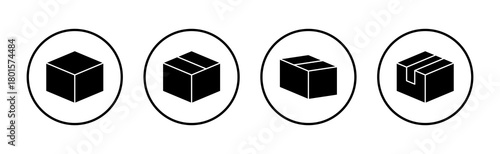 Box icon vector. box sign and symbol, parcel, package