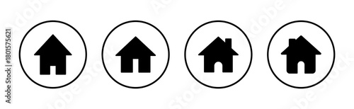 House icon vector. Home sign and symbol