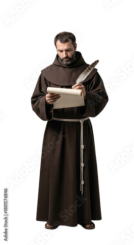 A 13th century Benedictine copyist monk