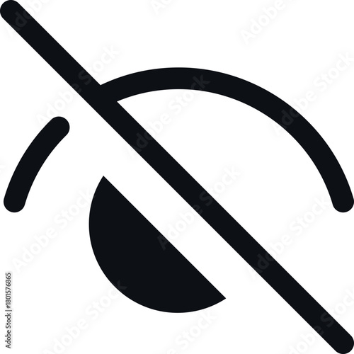 Hidden Content, Private Content Icon