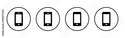 Phone icon vector. Call sign and symbol. telephone symbol