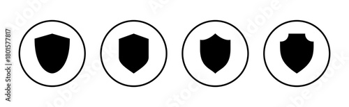 Shield icon vector. Protection icon. Security sign and symbol