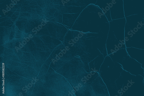 Distressed Blue Leather Background Texture.