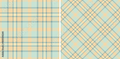 Background plaid vector of pattern tartan textile with a fabric texture check seamless. Set in vintage colors for decorating styles interior .