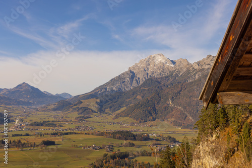 Blick zum Birnhorn, Leogang.