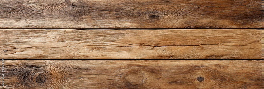 Obraz premium Close-up of rustic wooden planks showcasing natural textures and patterns. Ideal for backgrounds, designs, and crafts.