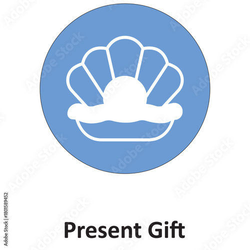 Present gift Vector Icon which can easily modify or edit