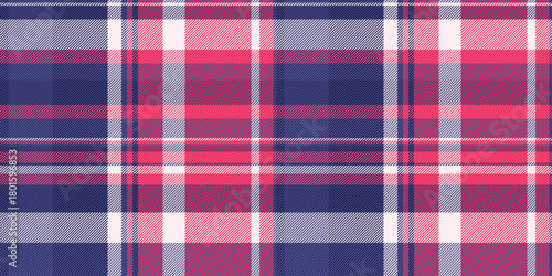 Goose vector textile tartan, occupation texture plaid fabric. Scrapbook background pattern check seamless in blue and red colors.