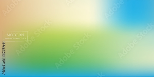 Abstract Colorful Blur Background in Shades of Blue, Green, and Beige. Eps 10