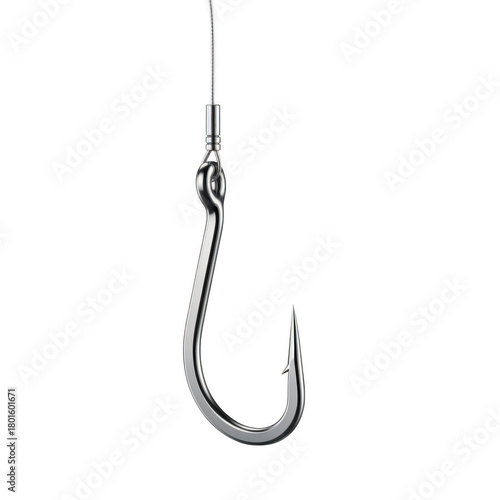 Fishing Hook Tackle Lure Equipment Sharp Bait Catch Fish Angling Sport Fisherman Hobby Tool Steel Metal Silver Pointed Marine Equipment