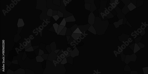 Dark Gray Irregular Polygon Mosaic Pattern Abstract Background Geometric Tessellation vector