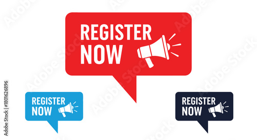 Get started now register for events with this call to action