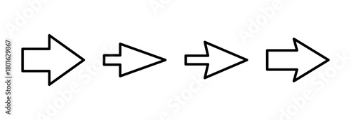 Arrow icon vector illustration. Arrow sign and symbol for web design.