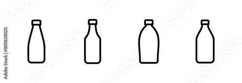 Bottle icon vector illustration. bottle sign and symbol