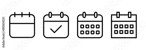Calendar icon vector illustration. Calender sign and symbol. Schedule icon symbol
