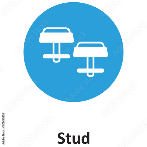 Stud Vector Icon which can easily modify or edit
