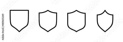 Shield icon vector illustration. Protection icon. Security sign and symbol