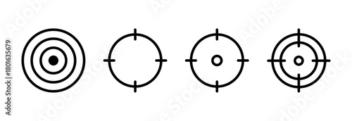 Target icon vector illustration. goal icon vector. target marketing sign and symbol