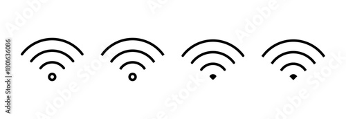 Wifi icon vector illustration. signal sign and symbol. Wireless  icon